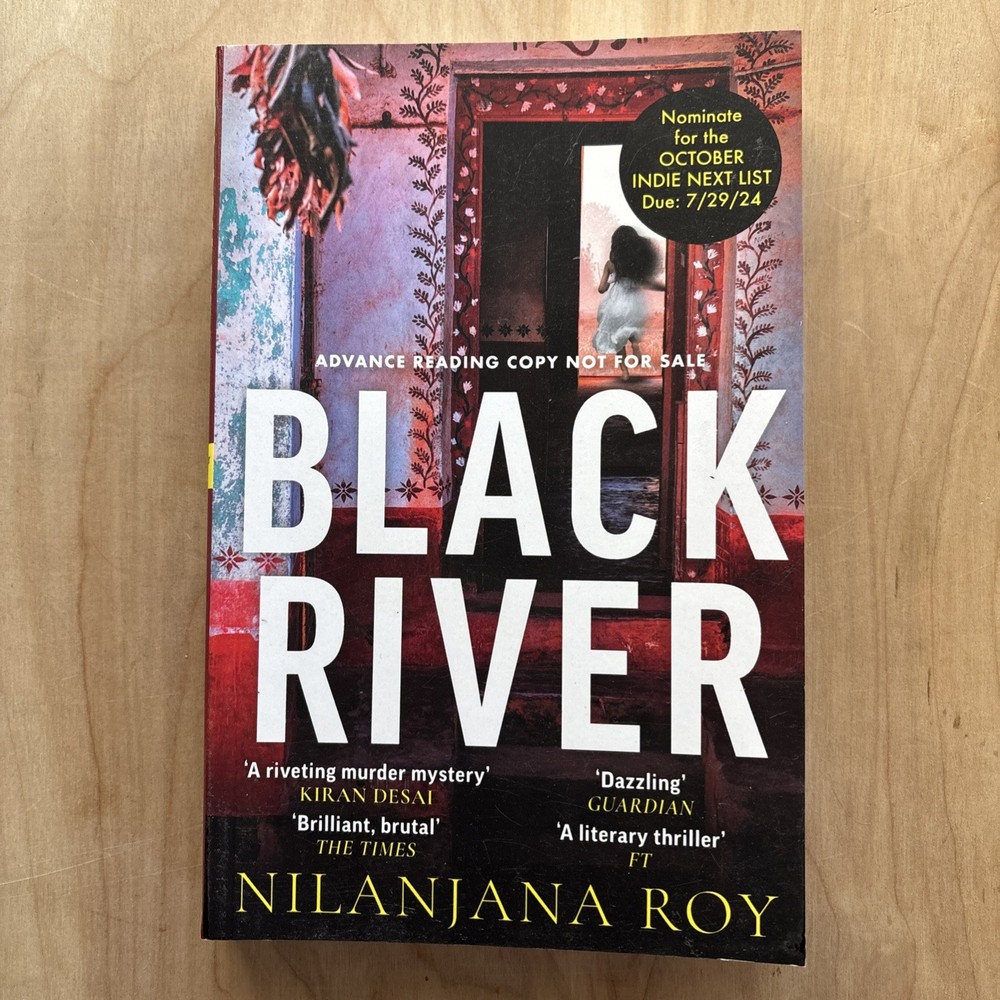 Nilanjana Roy Black River (Paperback) Proof Copy. New Unread.