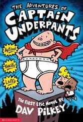 The Adventures of Captain Underpants – Paperback By Dav Pilkey – VERY GOOD