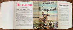 The Unvanquished by Howard Fast The Book League of America New York 1942 Good