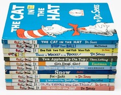 Lot of 12 Dr Seuss Beginner Books 9 1/4″ x 6 3/4″ B-1 thru B-65 Hardcovers