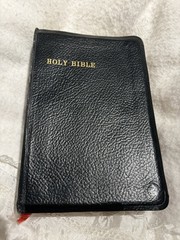 1963 Holy Bible KJV Self-Pronouncing Edition, Red Letter National Bible Press LN
