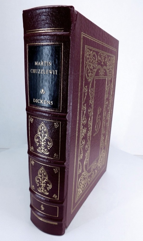 EASTON PRESS 1993 „MARTIN CHUZZLEWIT” CHARLES DICKENS LEATHER SATIRE NM