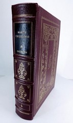 EASTON PRESS 1993 „MARTIN CHUZZLEWIT” CHARLES DICKENS LEATHER SATIRE NM