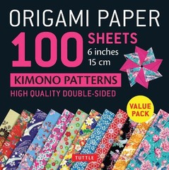 Origami Paper 100 sheets Kimono Patterns 6″ (15 cm)