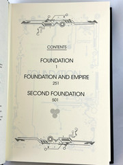 THE FOUNDATION TRILOGY by Isaac Asimov Deluxe Hardcover Edition Brand NEW