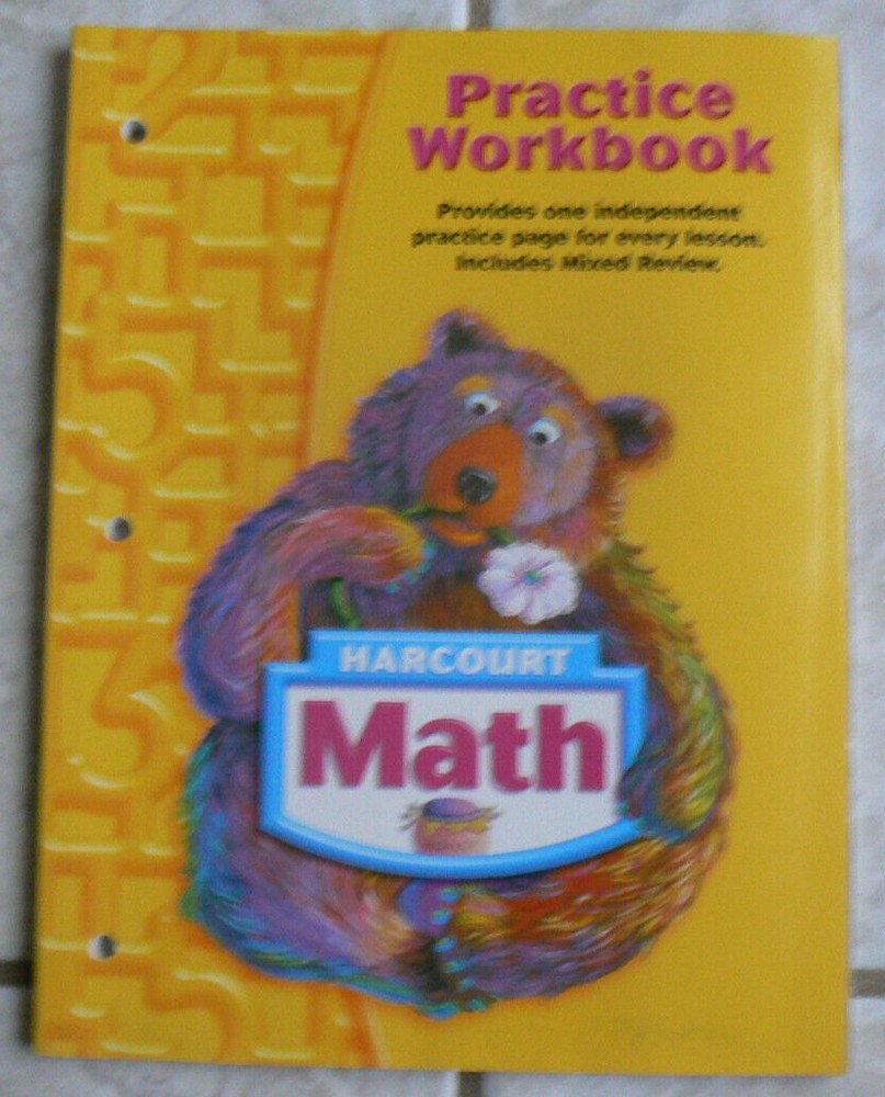 Harcourt MATH, gr. 1 / 1st BRAND NEW Practice Workbook 154-pages