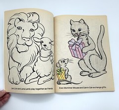 Vintage Coloring Books Lot 1980’s & 1990s Sesame Street Santa Animals NOS & USED