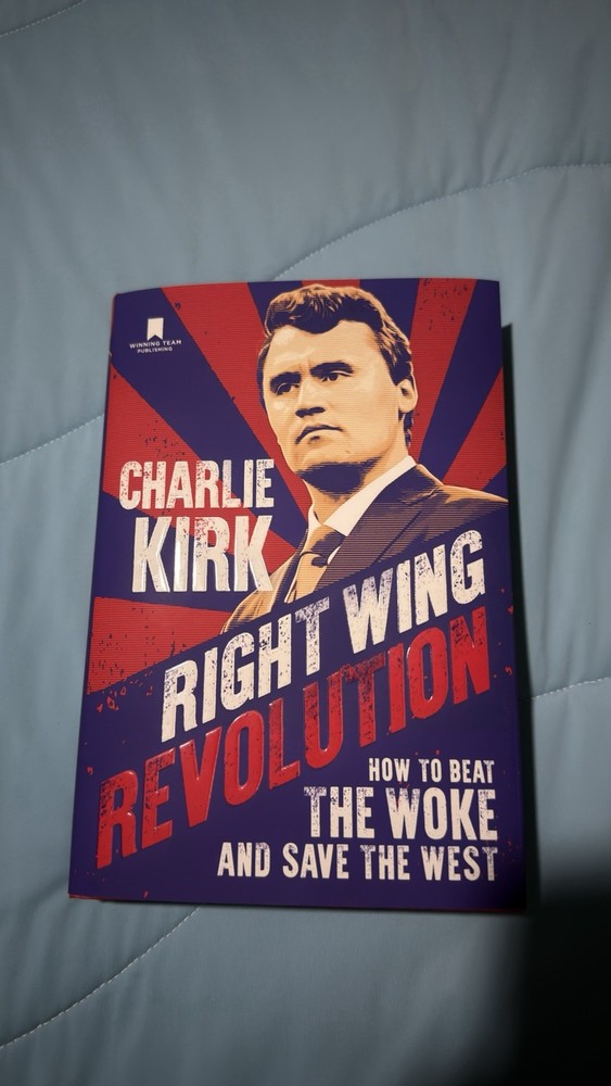 Charlie Kirk Right Wing Revolution AUTOGRAPHED Book