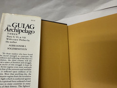 Gulag Archipelago Solzhenitsyn First Edition 1 & 2 Hardcover Dust Jacket Plus 3