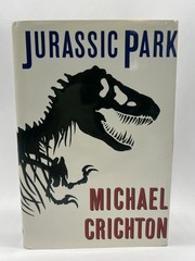 RARE! Jurassic Park by Michael Crichton • 1990 First Trade Edition 1st Print HC