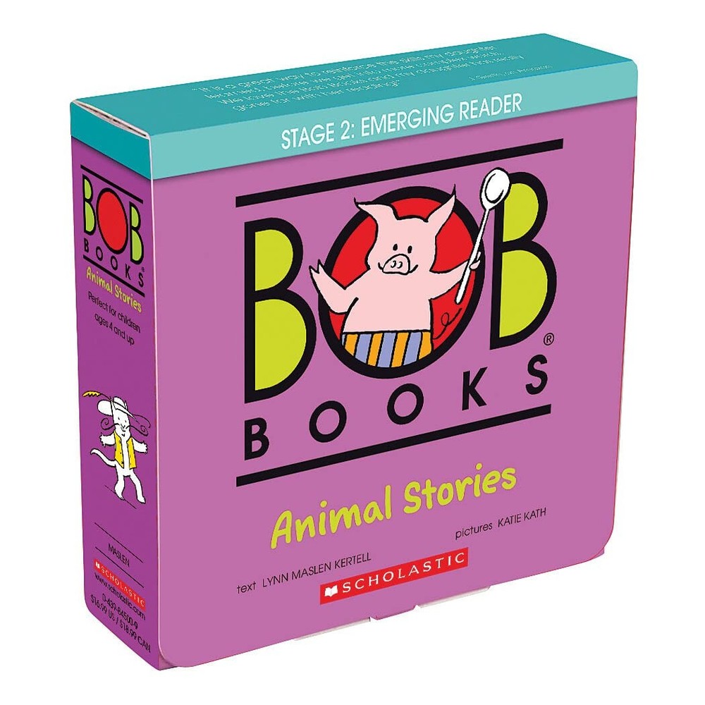 Bob Books – Animal Stories Box Set of 12 Paperbacks | Decodable Phonics Book…
