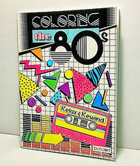 📻 Bendon 16929 Coloring the 80’s Advanced Adult Book VG 38 Pix HipHop FreeShip
