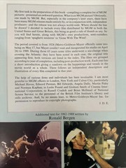 THE MGM STORY: All 1,774 films illustrated in color and black & white HC with DJ