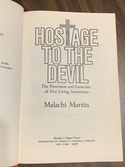 Hostage to the Devil by Malachi Martin – Vintage Hardcover 1976 Exorcism
