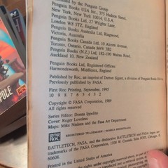 Battletech Blood of Kerensky Trilogy PBs by Michael A. Stackpole + Freebirth
