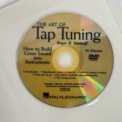 The Art of Tap Tuning Roger H Siminoff Luthier Guide Book w DVD