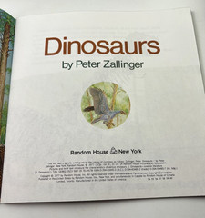 Lot of 3:Dinosaurs 1965 Paperbacks, 1977 Dinosaurs, Change of Earth’s Surface