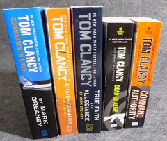 Tom Clancy JACK RYAN Novel Lot of 5 Books Paperback Thriller Berkley