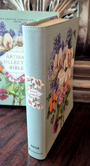 NASB Artisan Collection Bible (Leathersoft, Sage Floral, Red Letter, NEW in Box)
