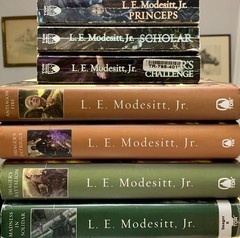 (7 bks-3 pb/4 hc/dj) IMAGER PORTFOLIO series L.E.Modesitt Jr. Vol 2-7, 9