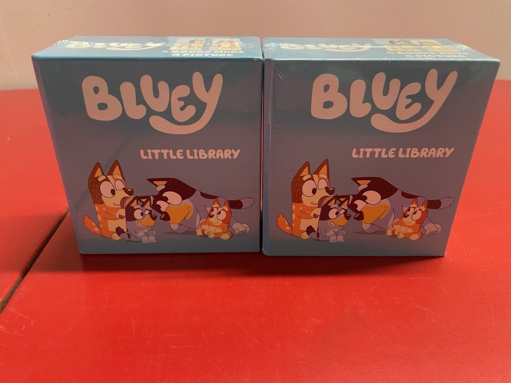 Bluey: Little Library 4-Book Box Set Lot Of 2