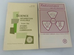 Lot of 10 US Atomic Energy Commission Booklets + Index + Publication List VG