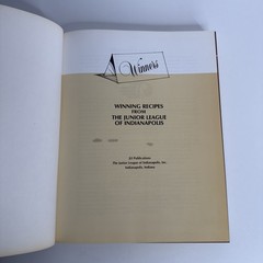 Winners Winning Recipes Junior League of Indianapolis Cookbook Vintage