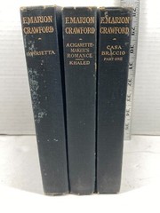 Antique The Novels of F. Marion Crawford Hardcover Your Choice Individual Books