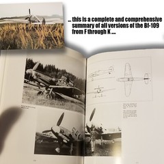 BOOK: MESSERSCHMITT BF 109F THROUGH K – HARD COVER SH1023CSN