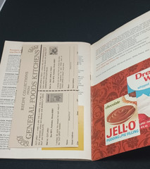 Jell-O Pudding Idea Book 1st Edition 1968 Vintage Cookbook Color Photos 44 Pages