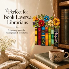 Book Lovers Gifts Book Ornament, Teacher Gifts for Women, Librarian, Reader, Boo
