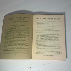 University of Chicago Press / Social Service Review / Volume XV/ December 1941