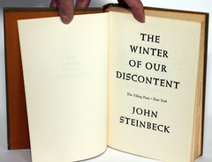 THE WINTER OF OUR DISCONTENT by John Steinbeck The Viking Press 1961 Hardcover