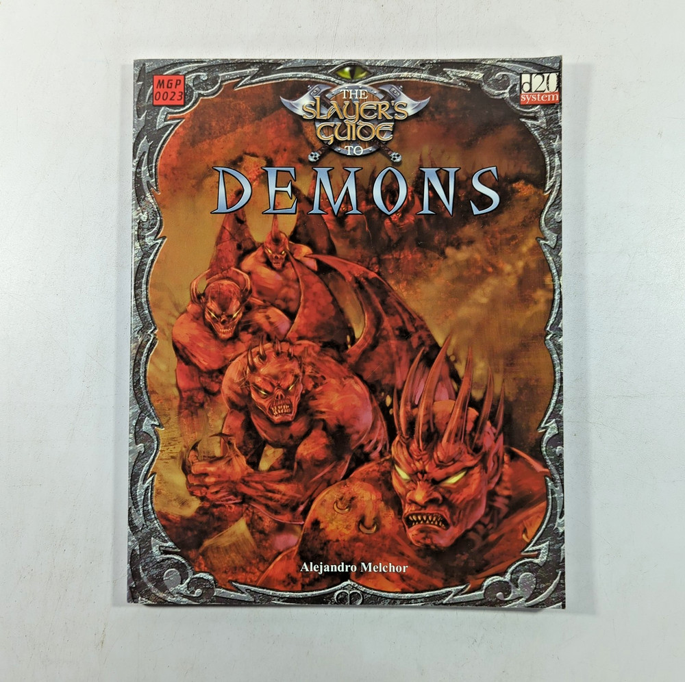 The Slayer’s Guide to Demons Mongoose Publishing 2003 RPG D20 Sourcebook Paperba