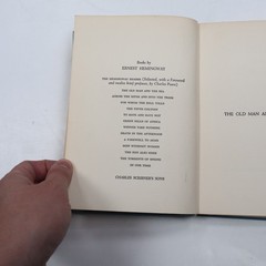 The Old Man and the Sea Ernest Hemingway 1952 1st Edition Charles Scribner’s