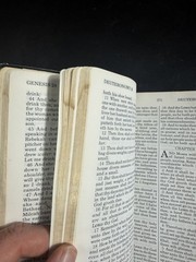 1979 Rex Humbard Prophecy Bible KJV Black Genuine Leather