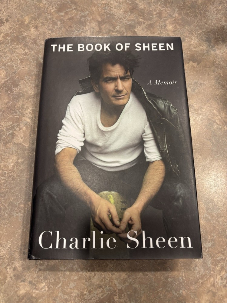 CHARLIE SHEEN THE BOOK OF SHEEN SIGNED AUTOGRAPHED HARDCOVER 1ST EDITION #6