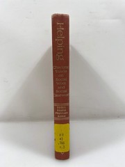 Helping by Charlotte Towle Ex-library 1969 HC