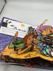Peter Pan Robert Sabuda Pop-Up HC Illustrated Little Simon Red Blue USA