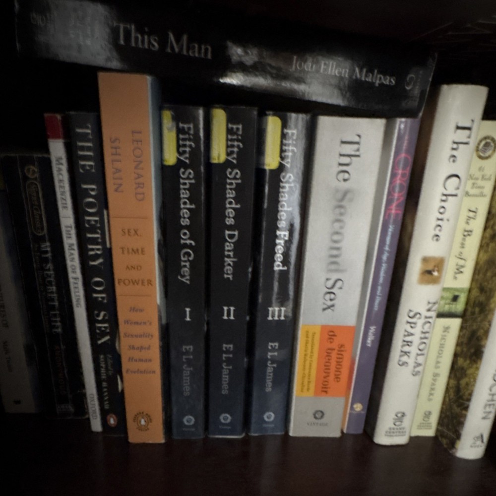 Fifty Shades Trilogy by E. L. James Paperback Romance Relationships