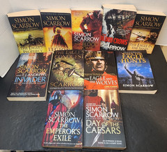 SIMON SCARROW 11 BOOK MIXED LOT ORDER OF EAGLES PLUS MORE 1 HC 10 TPB HEADLINE