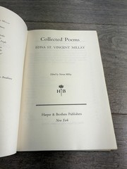 Vintage Collected Poems Edna St Vincent Millay Poetry Book 1956 1st Ed HC DJ
