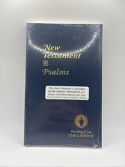 Factory Sealed Gideons International New Testament & Psalms Bible – Brand New