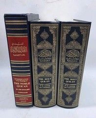 Lot Of 3 The Holy Qur-an English Translation of Meanings and Commentary, Quran