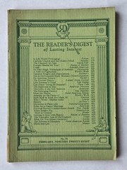 Antique 1928 The Reader’s Digest of Lasting Interest Magazine Booklets U Choose