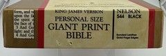 Nelson Giant Print Bible KJV Bonded Leather (Open Box) 544 Black -SHIPS FREE!