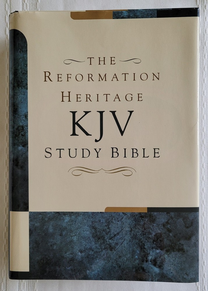 Reformation Heritage KJV Study Bible – H/C D/J – VG Condition