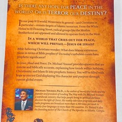 JESUS, JIHAD AND PEACE – MICHAEL YOUSSEF – 2015 WORTHY – PAPERBACK – EXCELLENT