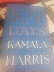 107 days kamala harris signed book autographed signature auto 1st edition ed 1