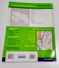 Rand McNally South Bend Elkhart Michiana Street Guide 3rd Edition 2007 Spiral